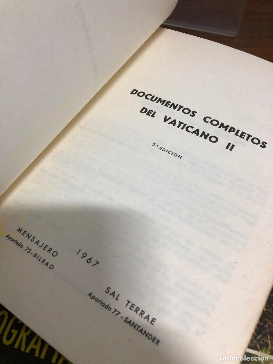 Libros: Documentos completos del Vaticano II (5.&ordf; edici&oacute;n, 1967) - Foto 2