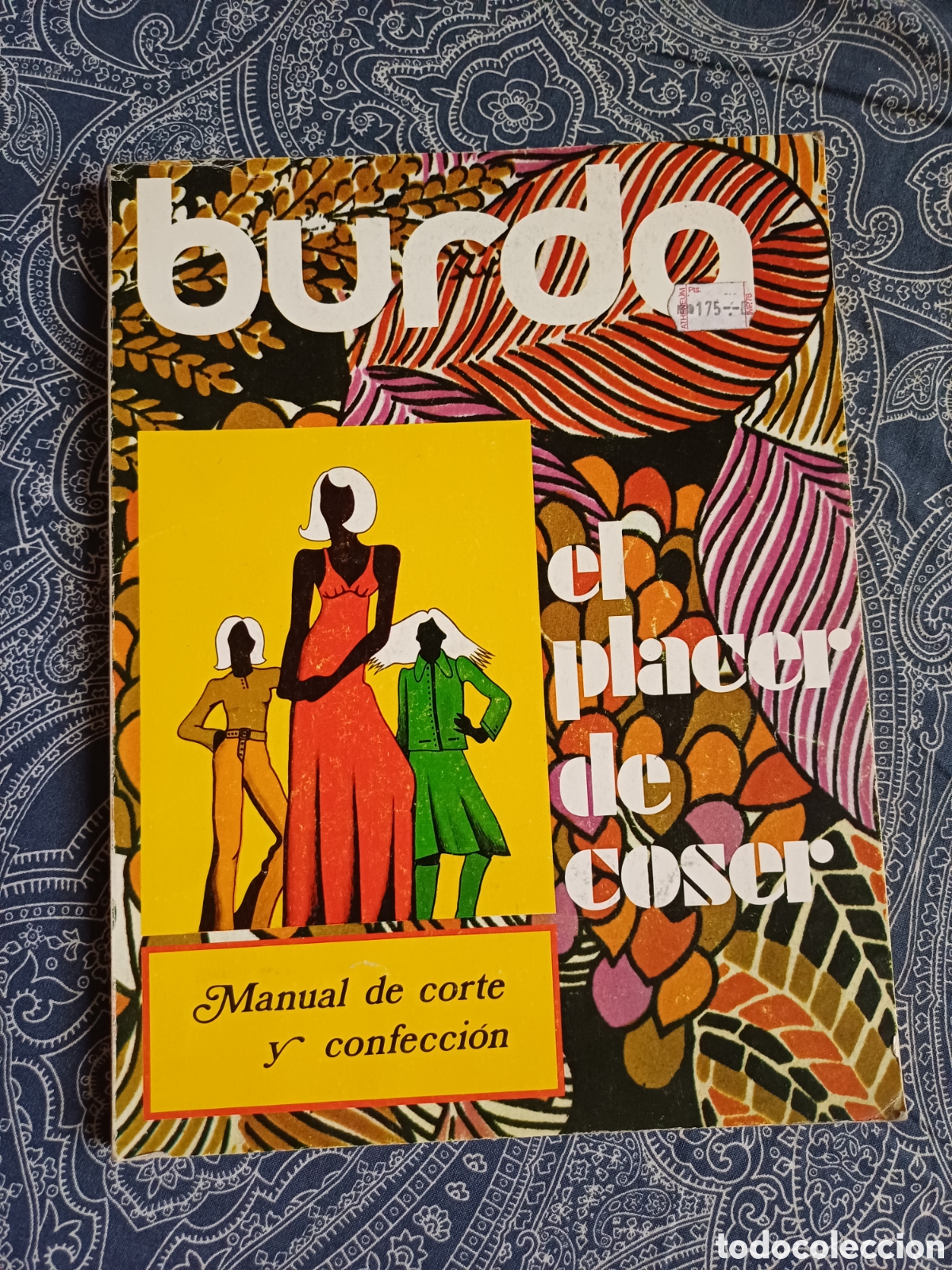 Libros: Burda Manual de corte y confecci&oacute;n El placer de coser Ediciones Stock Barcelona - moda labores coser