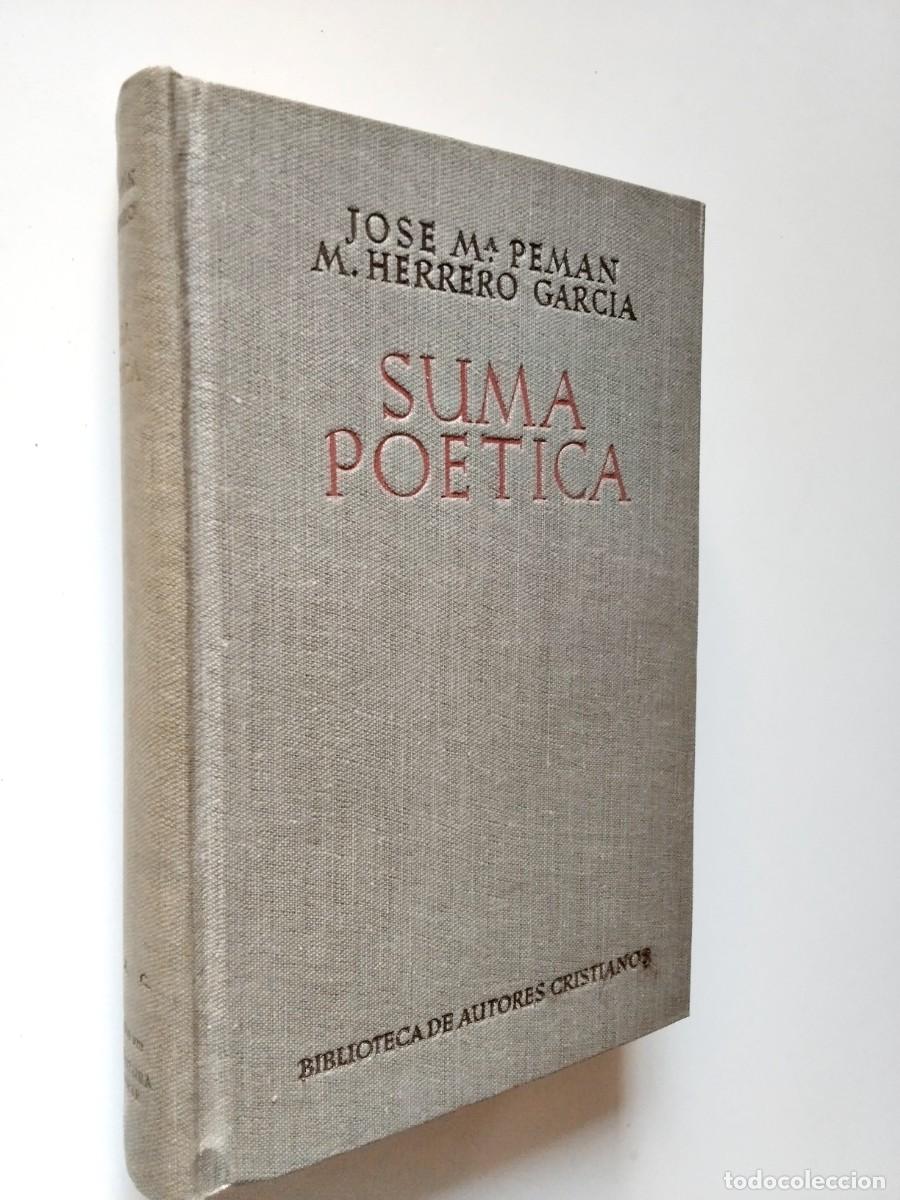 books: Jos&eacute; M&ordf; Pem&aacute;n y M. Herrero Garc&iacute;a (eds.) - Suma Po&eacute;tica. Amplia colecci&oacute;n de la poes&iacute;a religiosa esp