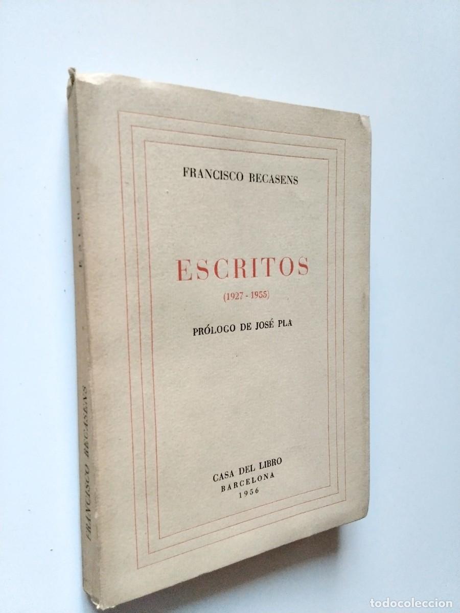 books: Francisco Recasens - Escritos (1927-1955)