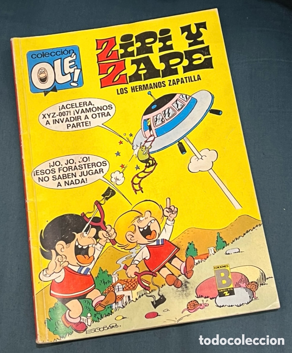 Libros: Libro. Comic. Escobar. &ldquo;Zipi y Zape&rdquo;. Los hermanos zapatilla. Colecci&oacute;n OL&Eacute;. 1991. Ediciones Grupo Z