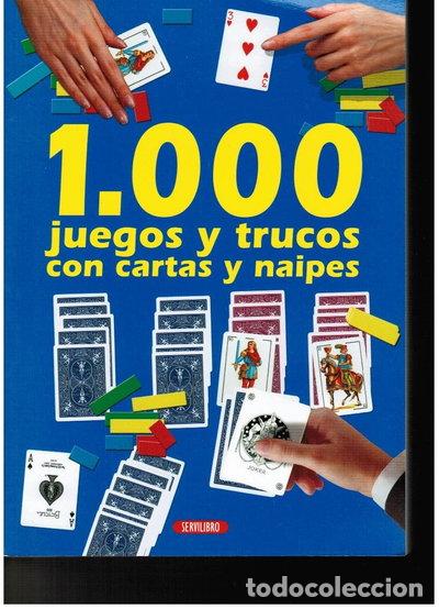 Libros: 1000 juegos y trucos con cartas y naipes- 9788479714475