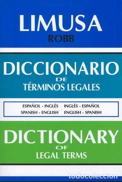 Libros: Diccionario de T&eacute;rminos Legales- 9789681803841