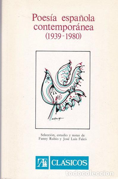 Libros: Poes&iacute;a espa&ntilde;ola contempor&aacute;nea- 9788420509358