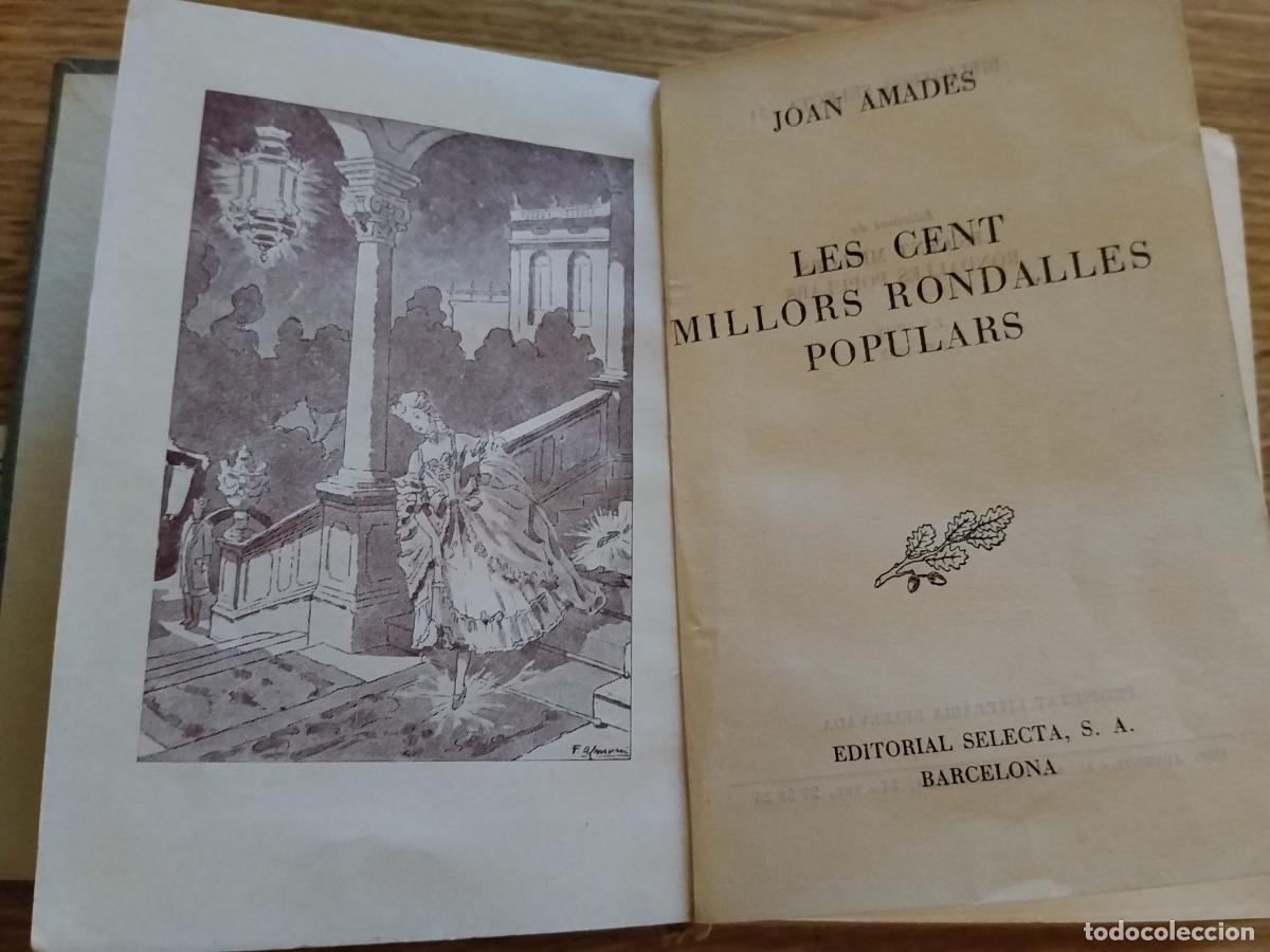 Libros: JOAN AMADES - CENT MILLORS RONDALLES POPULARS