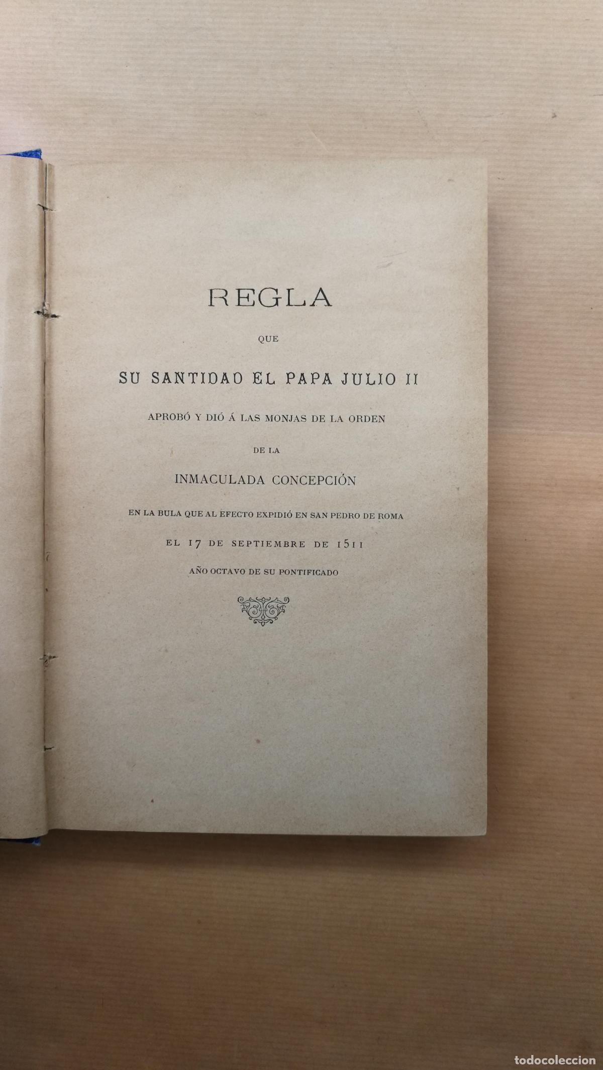 Libros: REGLA Y CONSTITUCIONES PARA LAS MONJAS DEL CONVENTO DE LA PUR&Iacute;SIMA CONCEPCI&Oacute;N DE TARAZONA