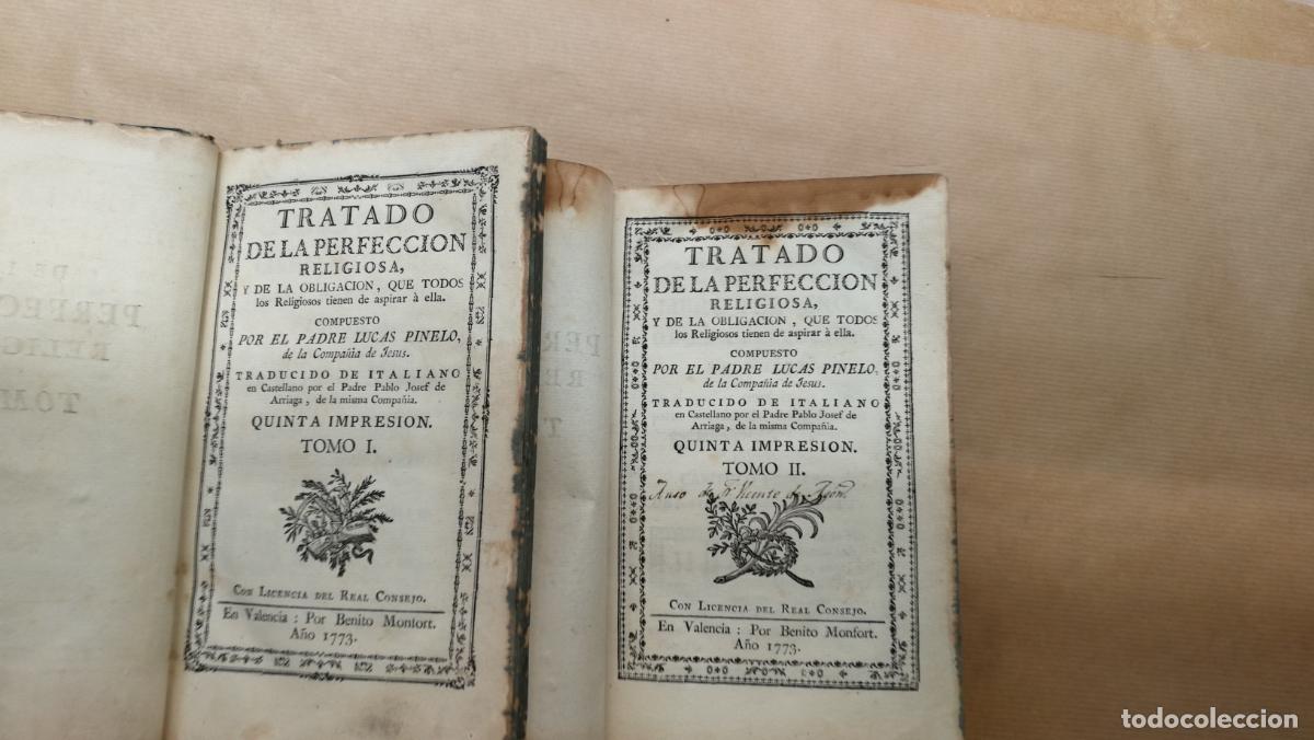 Libros: &rdquo;TRATADO DE LA PERFECCION RELIGIOSA, y de la obligacion, que todos los Religiosos tienen de aspirar