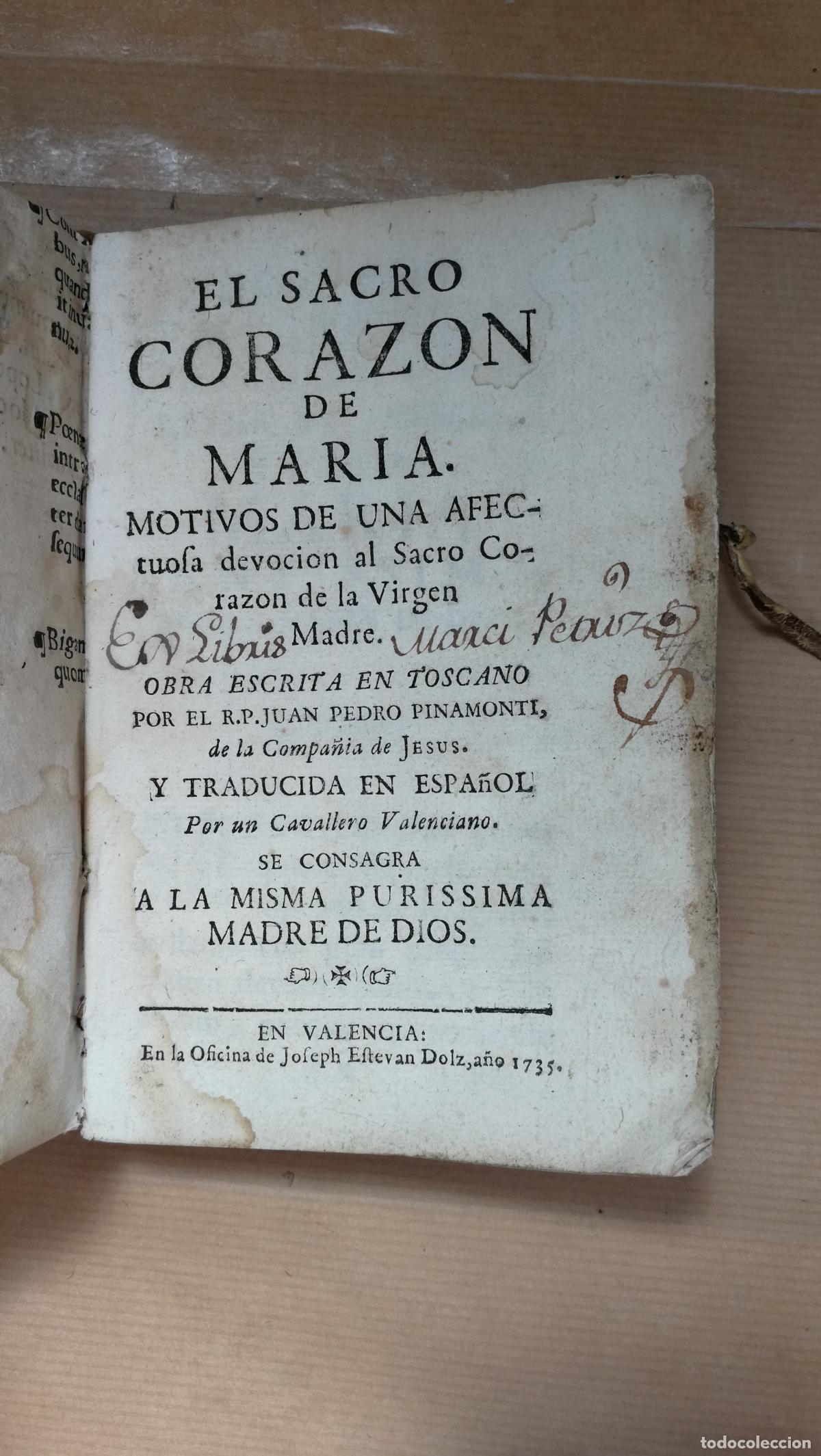 books: El Sacro corazon de Maria motivos de una afectuosa devocion al sacro corazon de la Virgen Madre - Gi