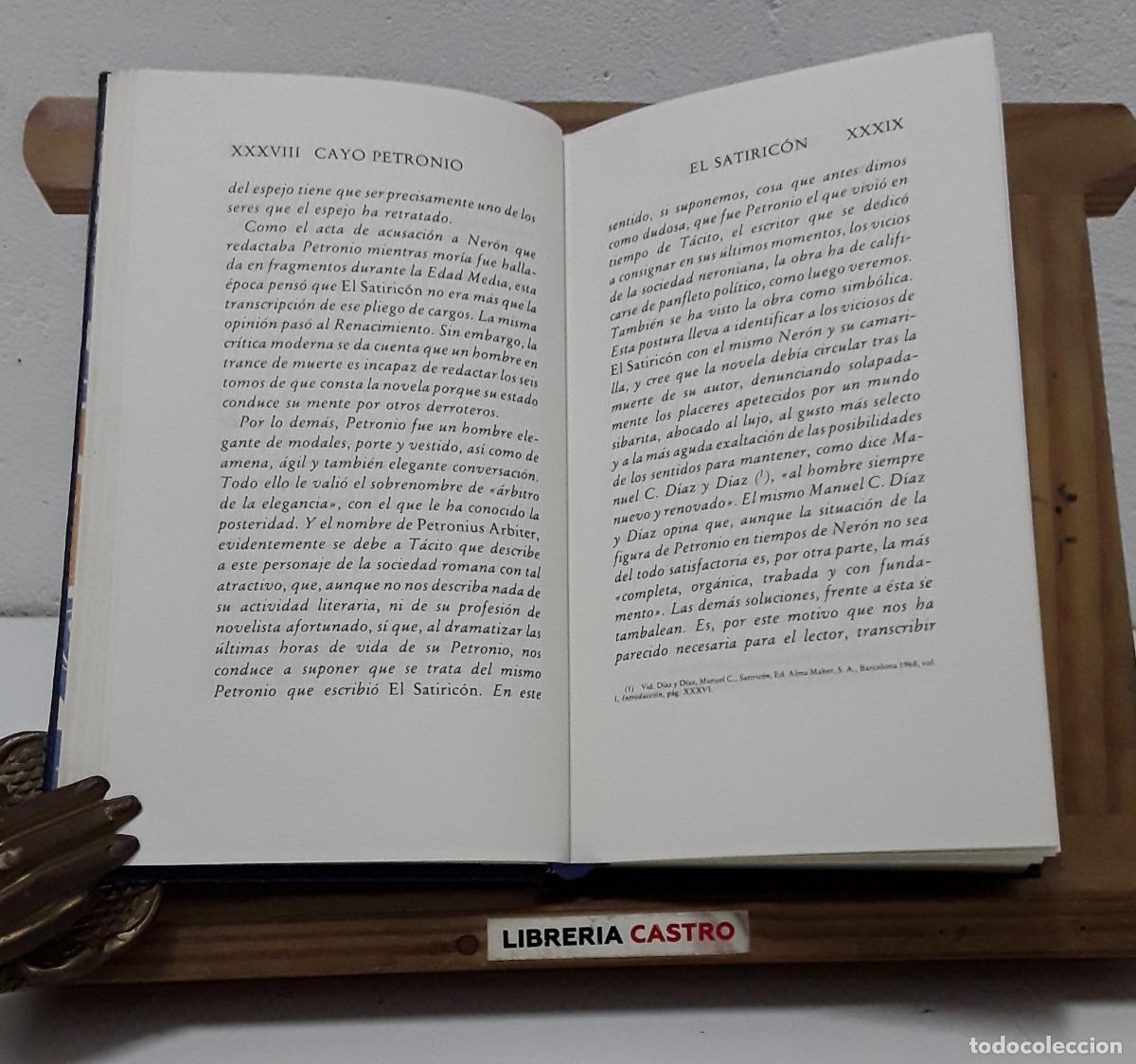 Libros: El Satiric&oacute;n de Cayo Petronio. Numerado - Cayo Petronio. - Foto 3