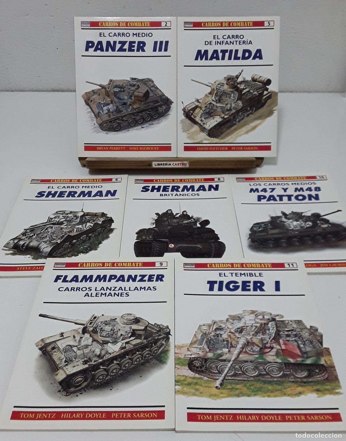 Libros: Carros de Combate. II Guerra Mundial. 7 n&uacute;meros NO correlativos - Varios.