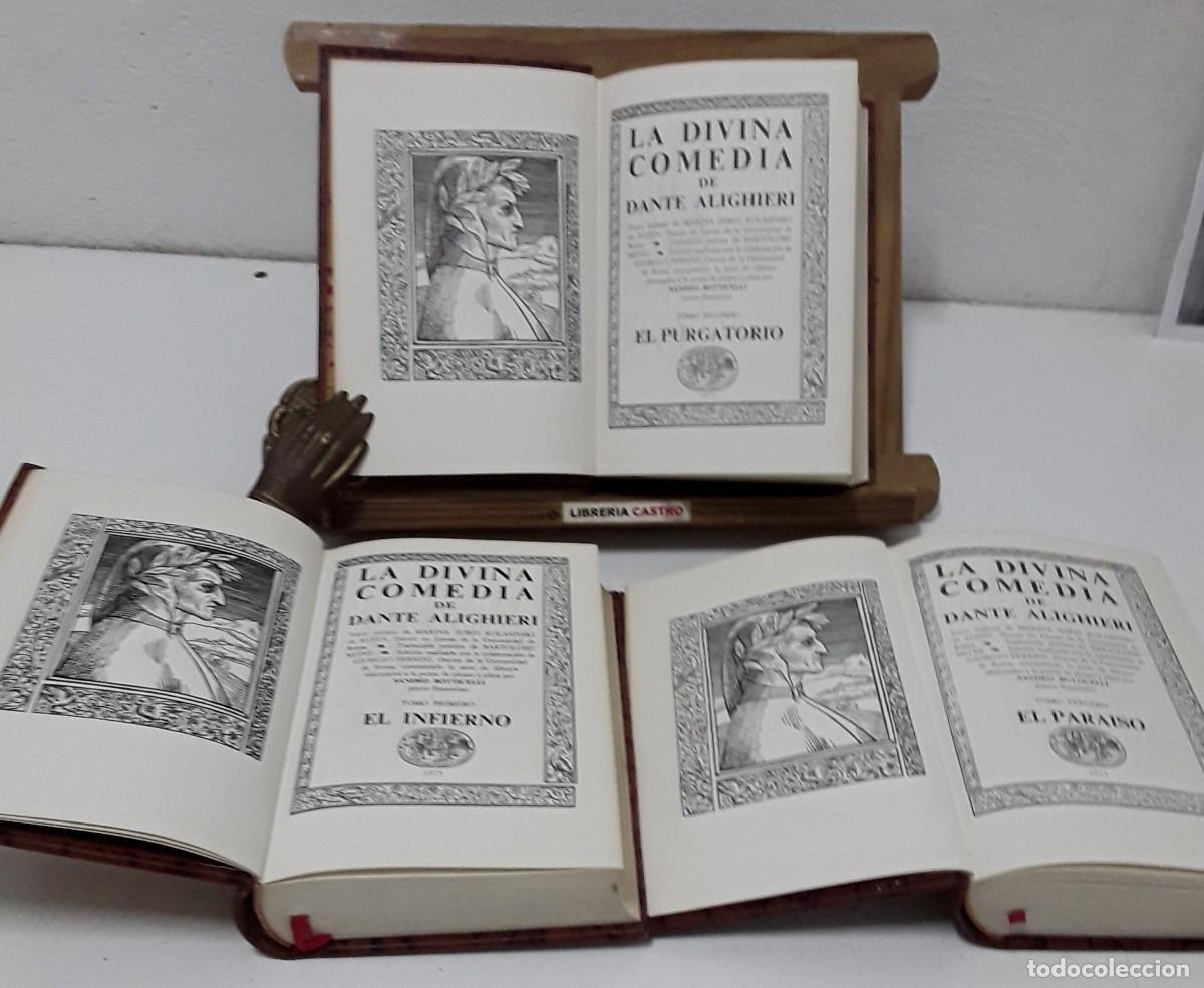 Libros: La Divina Comedia. Infierno. Purgatorio. Para&iacute;so. III Tomos. Numerado - Dante Alighieri.