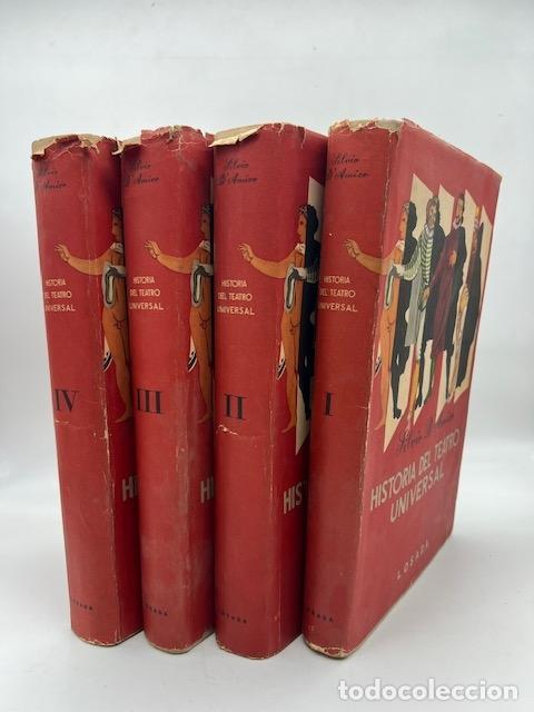 Livros em segunda m&atilde;o: D'ARNICO, Silvio. - Historia del teatro universal. 4 vol&uacute;menes.