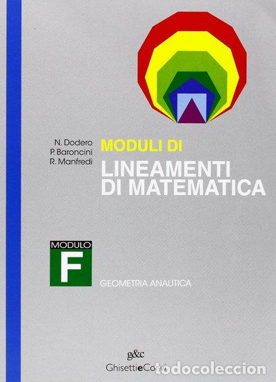 B&uuml;cher: Lineamenti di matematica. Modulo F. Geometria analitica- 9788880135807