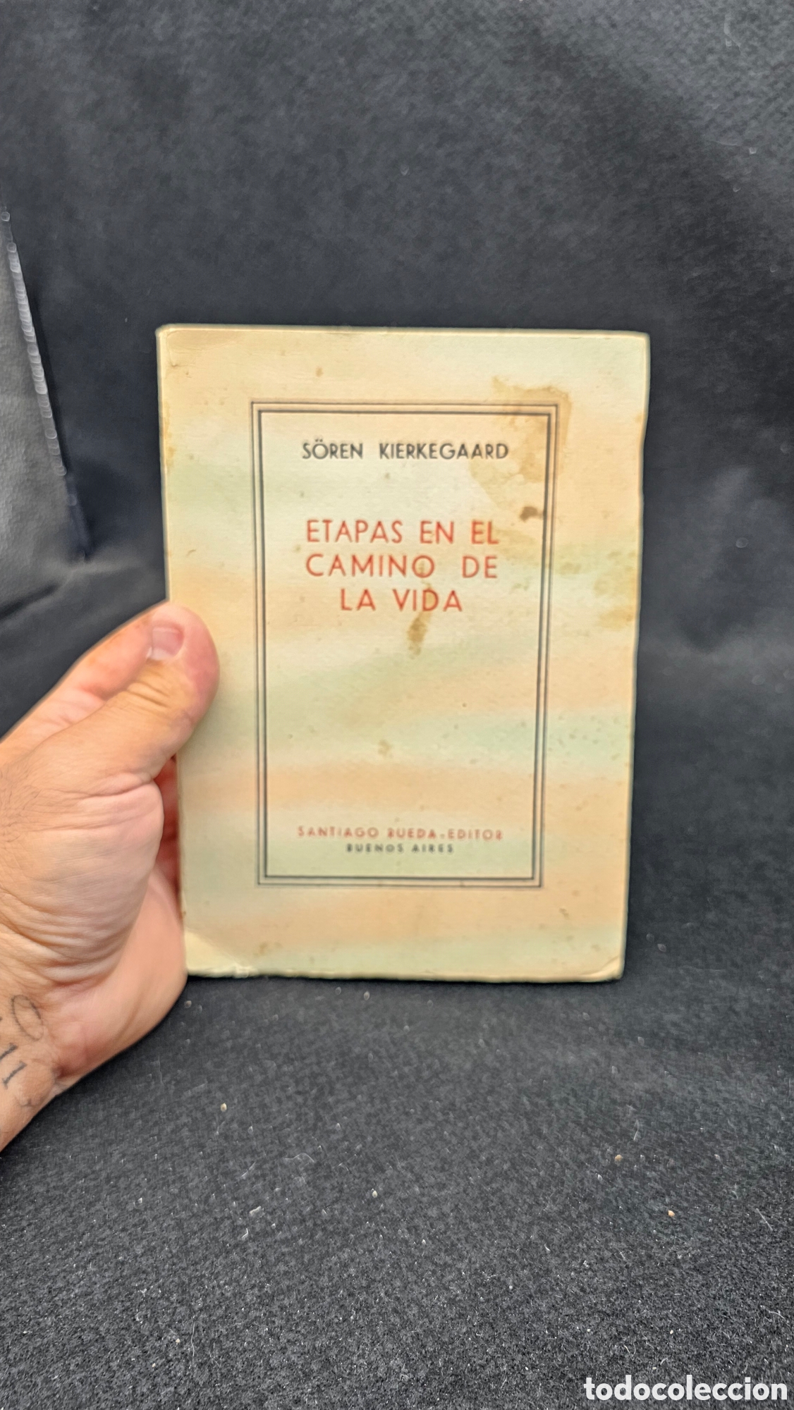 Libros: &rdquo;Etapas en el camino de la vida&rdquo;, escrita por el fil&oacute;sofo dan&eacute;s S&ouml;ren Kierkegaard