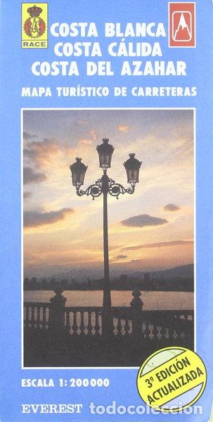 Libros: Mapa tur&iacute;stico de la Costa Blanca, Costa C&aacute;lida, Costa del Azahar- 9788424140274