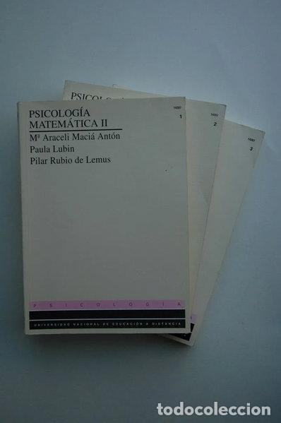 Libros: Psicolog&iacute;a Matem&aacute;tica II- 9788436235685