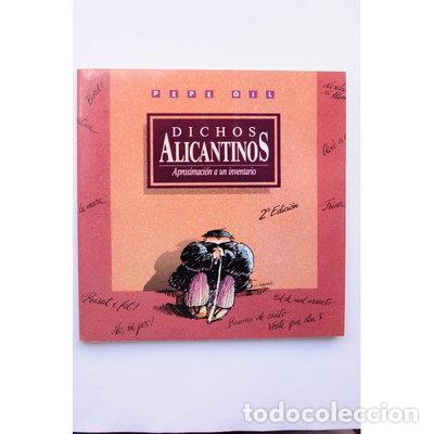 Libros: Dichos alicantinos. Aproximaci&oacute;n a un inventario- 9788440465924