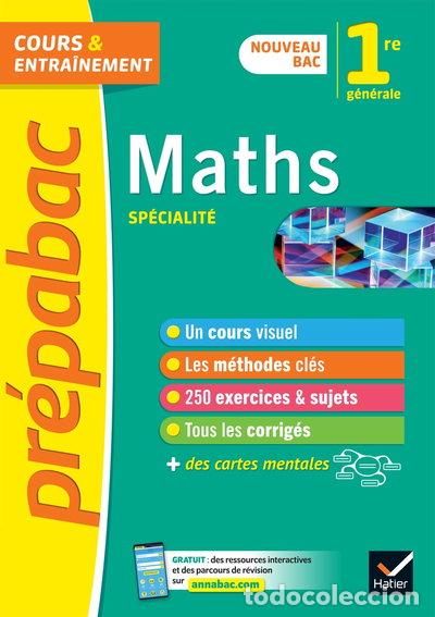 Livres: Pr&eacute;pabac Maths 1re g&eacute;n&eacute;rale (sp&eacute;cialit&eacute;)- 9782401052857