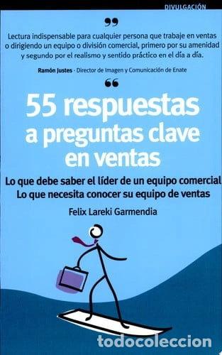 Libros: 55 respuestas a preguntas clave en ventas- 9788473564946