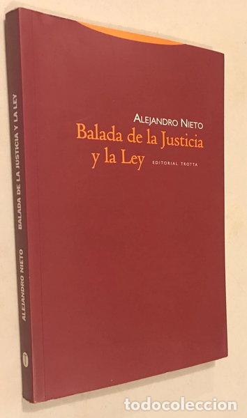 Libros: Balada de la justicia y la ley- 9788481645293