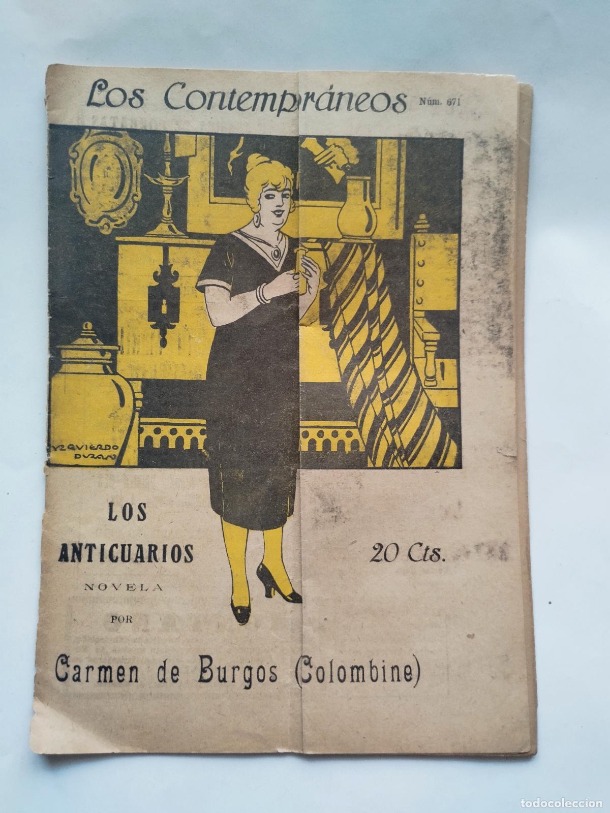 B&uuml;cher: LOS ANTICUARIOS. LOS CONTEMPOR&Aacute;NEOS A&ntilde;o XIII, N&uacute;m. 671 (1 de Diciembre de 1921) - Carmen de Burgos (