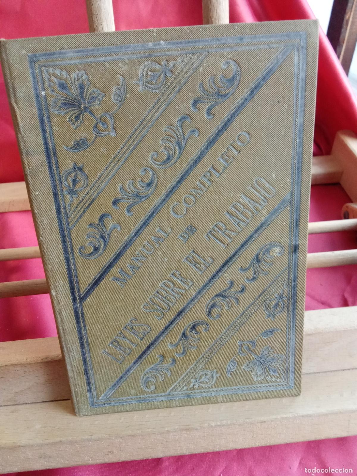 Libros: Manual completo sobre leyes del trabajo. Antonio Torrents y Monner, Jes&uacute;s Calvo L.17332-1174