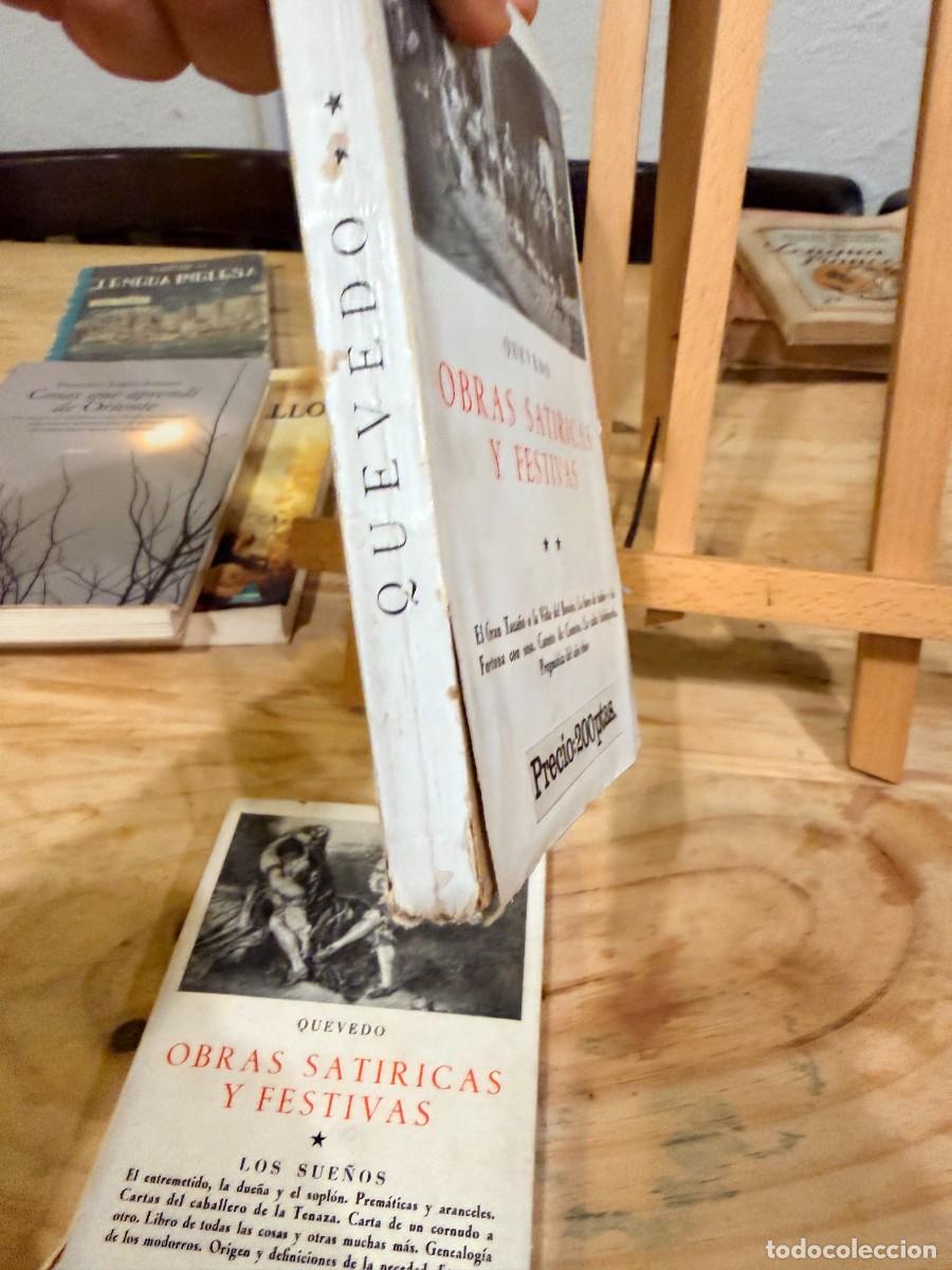 Libros: QUEVEDO- OBRAS SAT&Iacute;RICAS Y FESTIVAS- 2 TOMOS - Foto 2