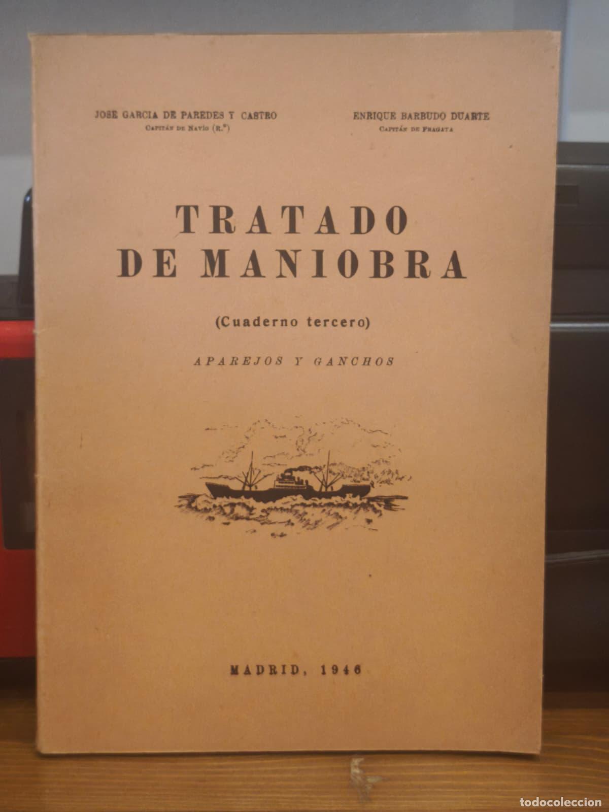 Libros: TRATADO DE MANIOBRA (cuaderno tercero) - Aparejos y ganchos (IB10426AO)