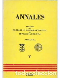 Libros: ANNALES V 1988 - Centro de la Universidad Nacional de Educaci&oacute;n a Distancia