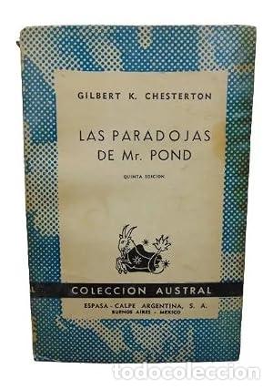 Livros em segunda m&atilde;o: LAS PARADOJAS DE MR.POND - Chesterton,Gilbert K.