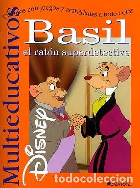 books: BASIL EL RAT&Oacute;N SUPERDETECTIVE Cuentos con juegos y actividades a todo color - Disney,Walt