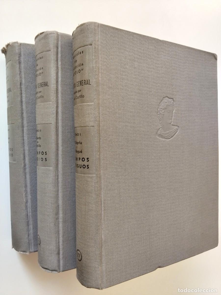 Livres: VV. AA. - Historia General. Tomo I, II y III