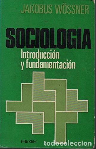 Livros em segunda m&atilde;o: Sociolog&iacute;a: Introducci&oacute;n y fundamentaci&oacute;n- 9788425410390
