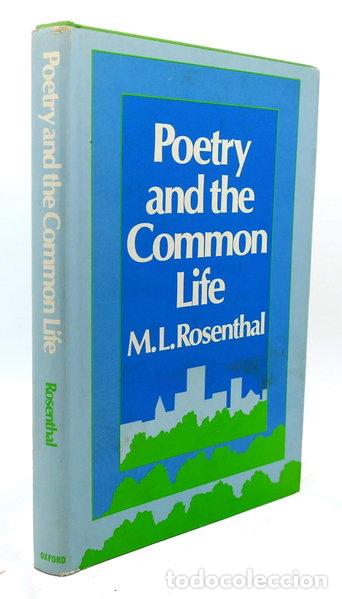 Livros em segunda m&atilde;o: Poetry and the Common Life- 9780195018387