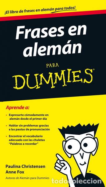 Libros: Frases en alem&aacute;n para Dummies- 9788432901232
