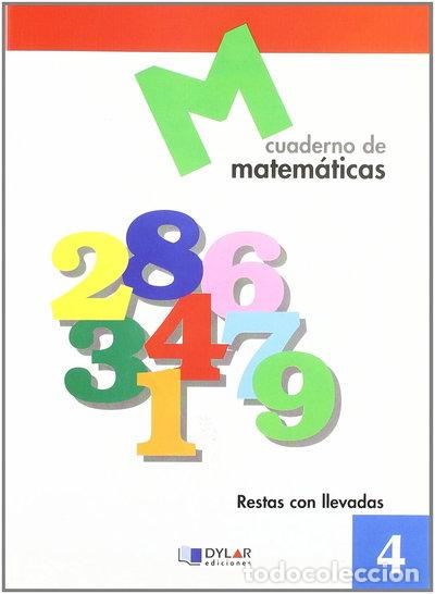 Libros: Matem&aacute;ticas 4 - Resta con llevadas- 9788489655577