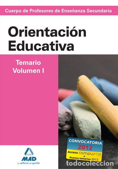 Livres: Cuerpo de profesores de ense&ntilde;anza secundaria. Orientaci&oacute;n educativa. Temario....- 9788467627923