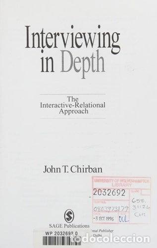 Libri di seconda mano: Interviewing in Depth- 9780803973183