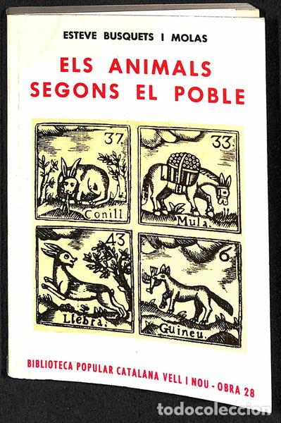 Libros: Els animals segons el poble- 9788473041393