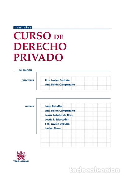 Libros: Curso de Derecho Privado- 9788490531808