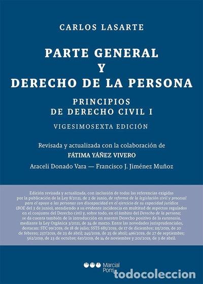 Livres: Principios de Derecho civil. Tomo I- 9788413811574