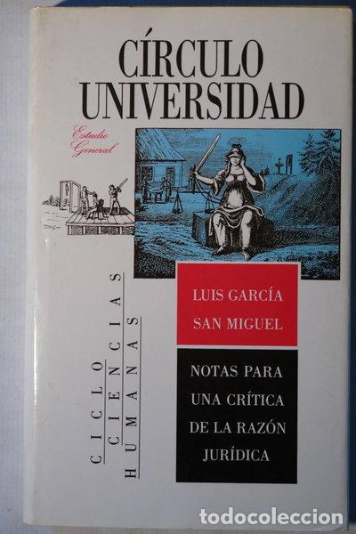 Livros em segunda m&atilde;o: Notas para una cr&iacute;tica de la raz&oacute;n jur&iacute;dica- 9788422628309