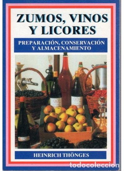books: Zumos, vinos y licores- 9788428210232