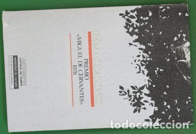 Livres: D&aacute;maso Alonso. Premio Miguel de Cervantes 1978- 9788476581179