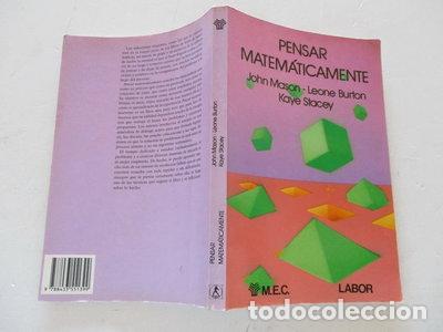 Livros em segunda m&atilde;o: Pensar Matem&aacute;ticamente- 9788433551399