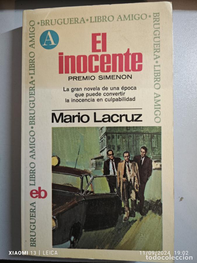 Libros: El inocente. - Lacruz, Mario. TDK905
