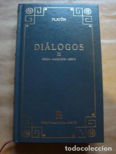 Libri di seconda mano: Di&aacute;logos III: Fed&oacute;n, Banquete, Fedro- 9788424924898