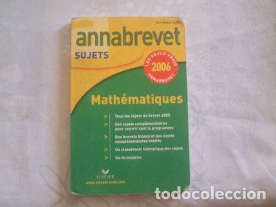 B&uuml;cher: Annabrevet 2006 Math&eacute;matiques- 9782218920271