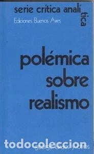Libros: Pol&eacute;mica sobre realismo- 9788485989089