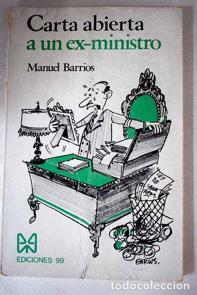 Libri di seconda mano: Carta abierta a un ex-ministro- 9788471160218